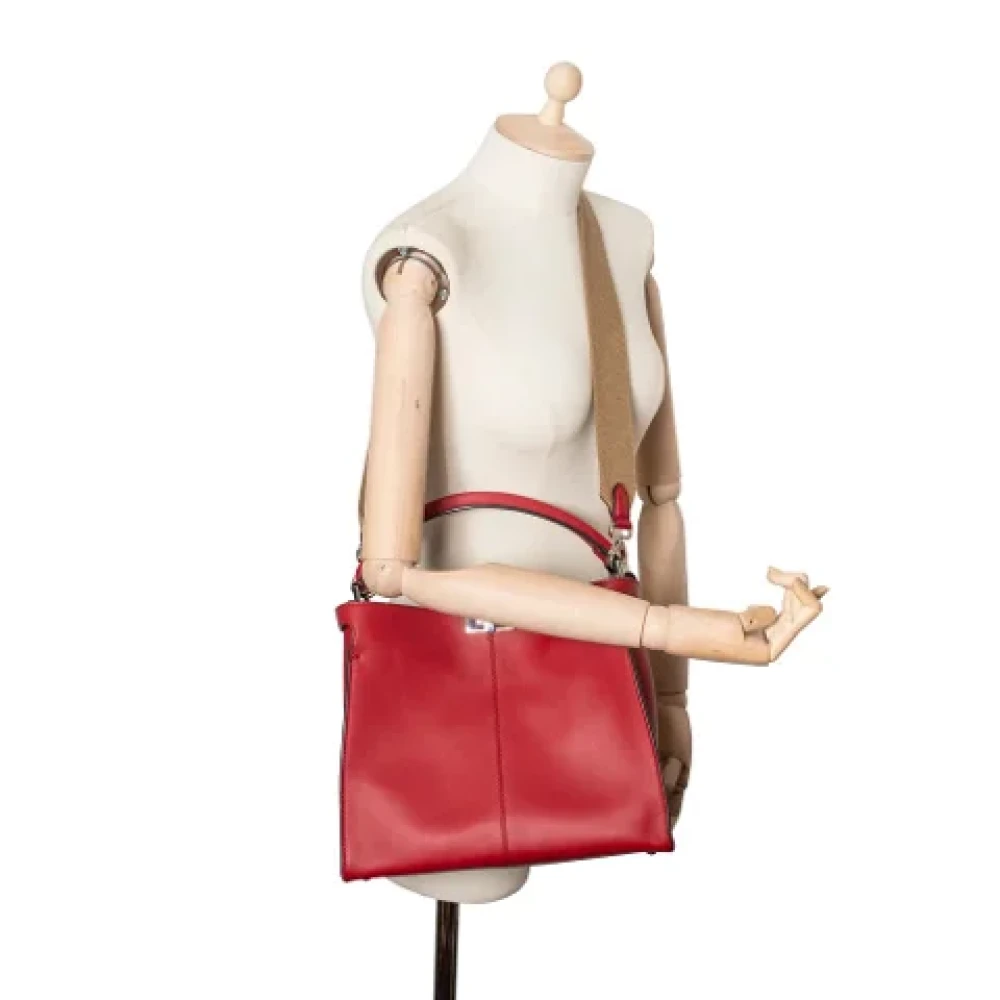 Fendi Vintage Pre-owned Leather fendi-bags Red Dames