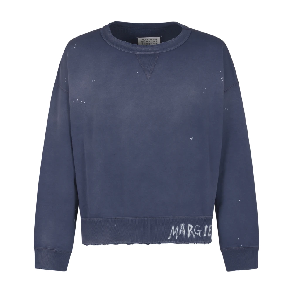 Maison Margiela Sweatshirt Collectie Blue Heren