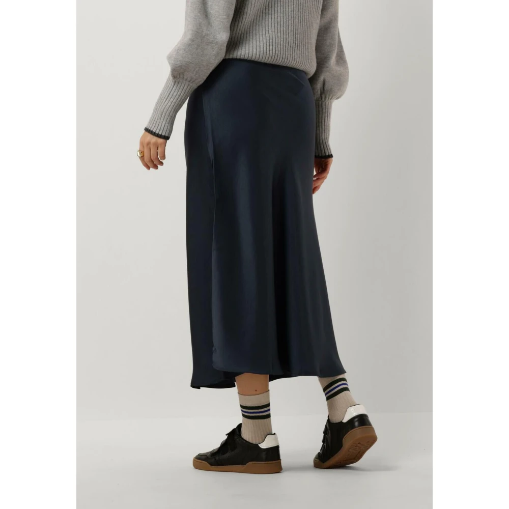 NEO NOIR Bovary Rok Stijlvolle Maxi Rok Blue Dames