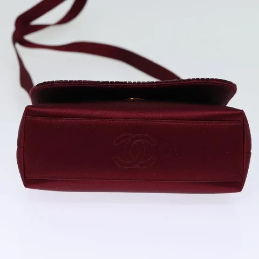 Chanel Vintage Pre-owned Fabric chanel-bags Red Dames