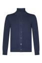 manteau-en-coton-bleu-a-col-cotele