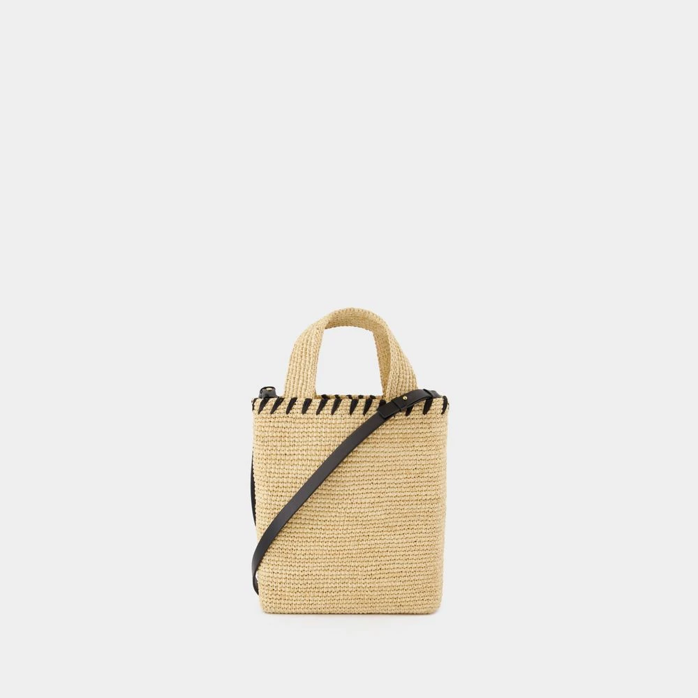 Lanvin Rotan Shopper Tas met Handvatten Beige Dames