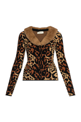 cardigan-with-animal-motif