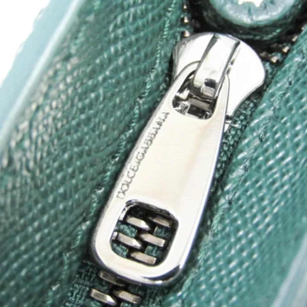 Dolce & Gabbana Pre-owned Leather handbags Green Heren