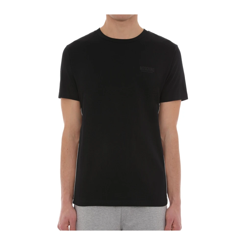 Moschino Herren Schwarz Oberteile, K, Mgröße: