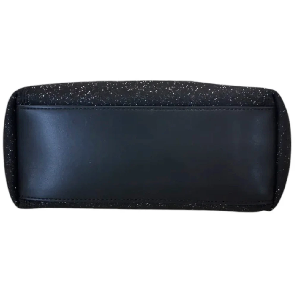 Sun68 Glitter Stof Glamour Tas Zwart Black Dames