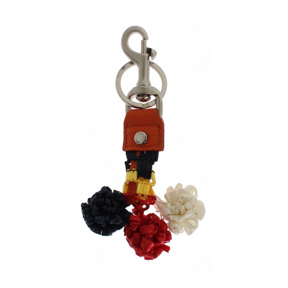Dolce & Gabbana Women's Sicilian Raffia Charm Keyring