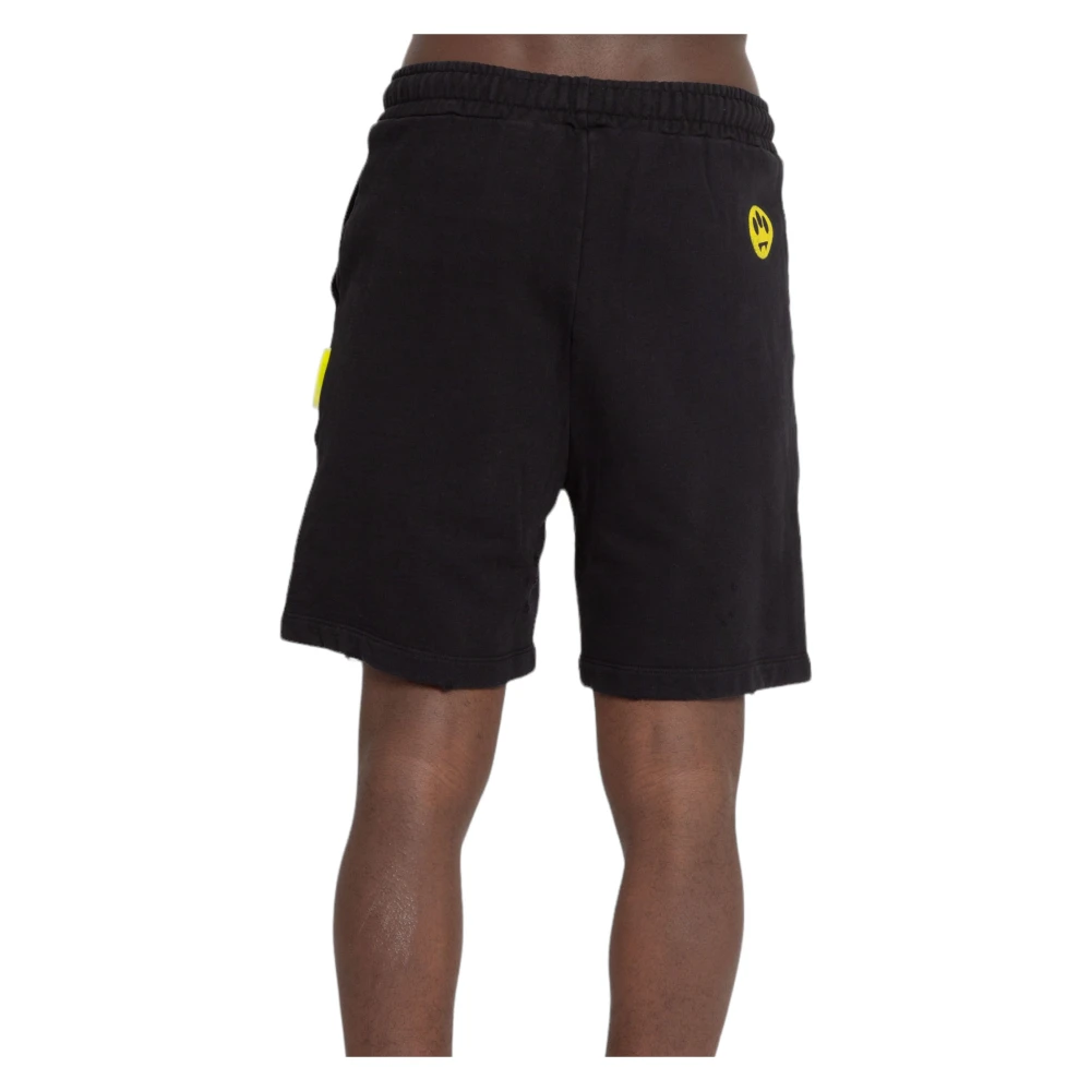 Barrow Retro Sweat Shorts Black Heren