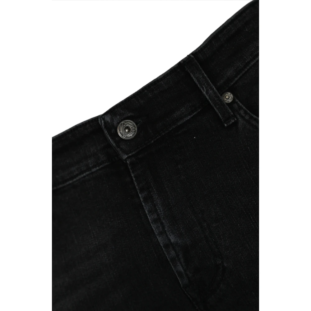Roy Roger's Zwarte Denim Slim Fit Broek Black Heren