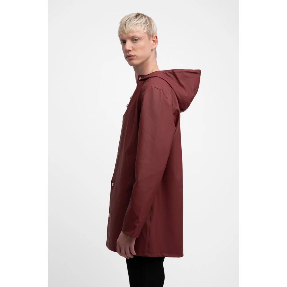 Stutterheim Stijlvol Waterdicht Regenjas Red Heren