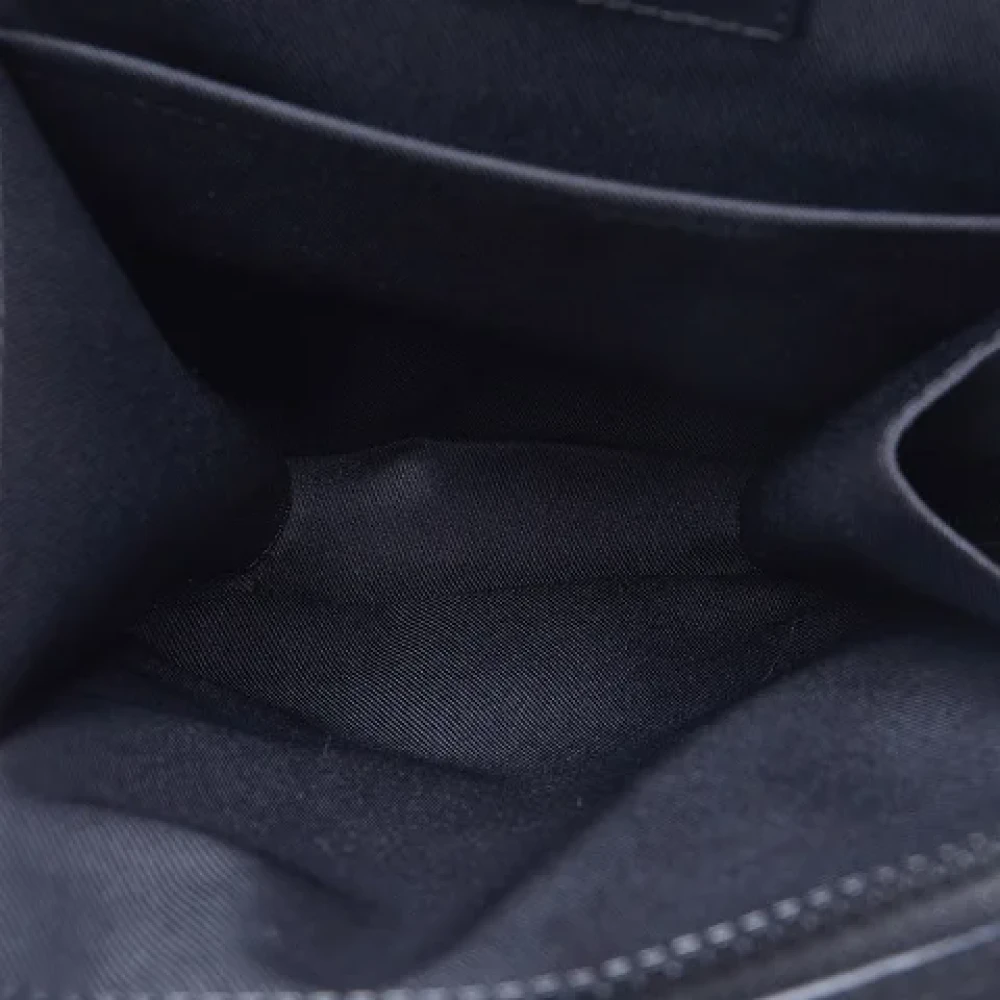 Louis Vuitton Vintage Pre-owned Leather shoulder-bags Black Heren