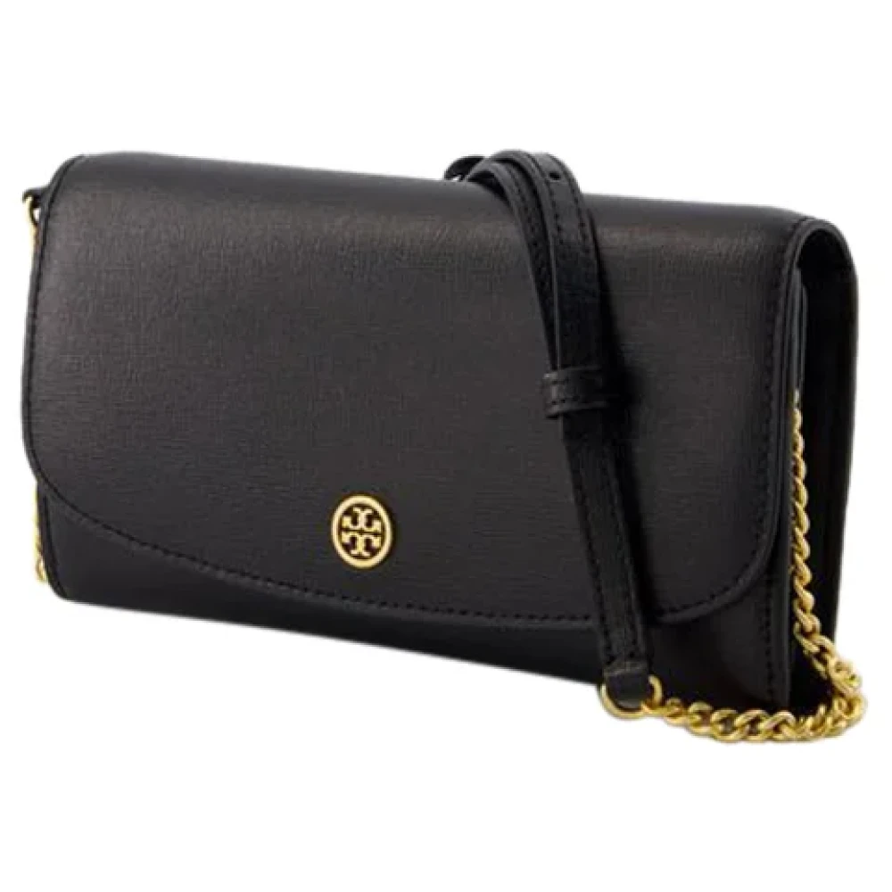 TORY BURCH Leather wallets Black Dames