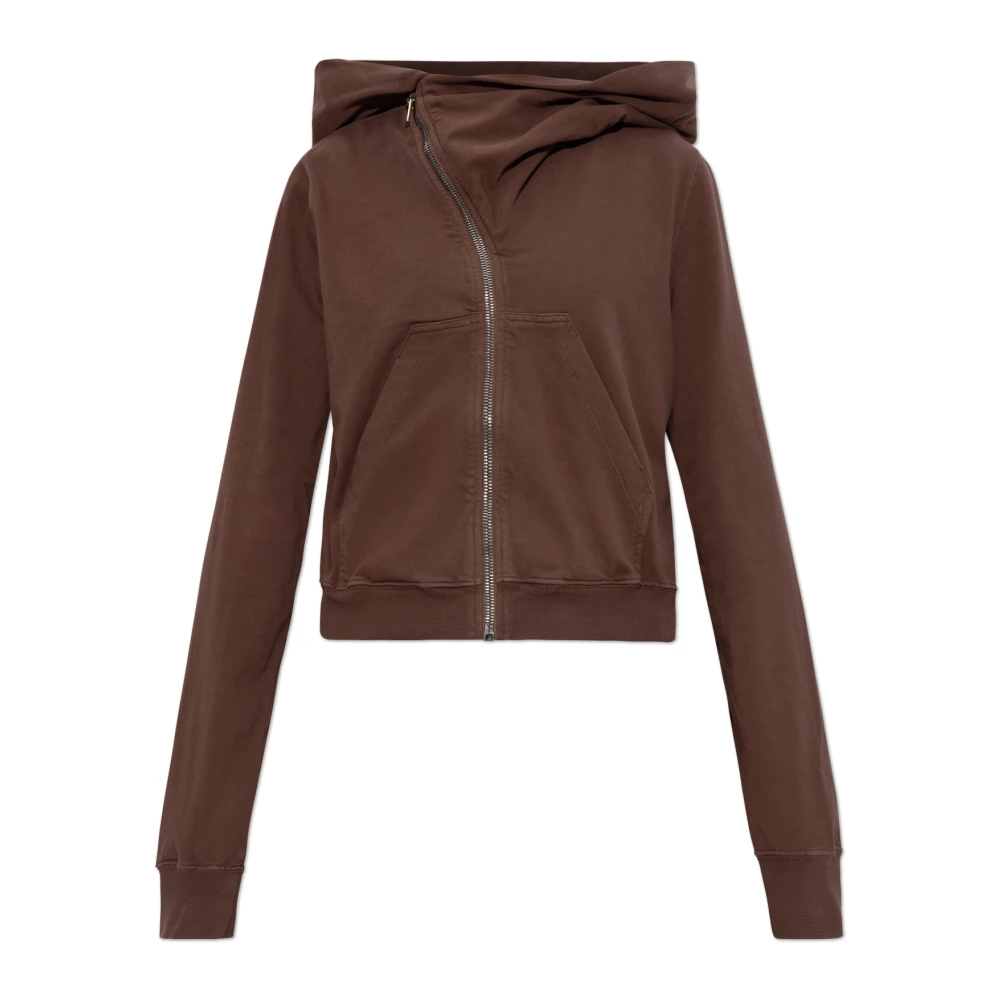 Rick Owens Mountain Sweatshirt Brown Dames