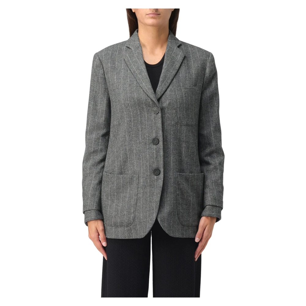 Giorgio Armani Women's Gray Blazers, Xs, Stylish Jackets