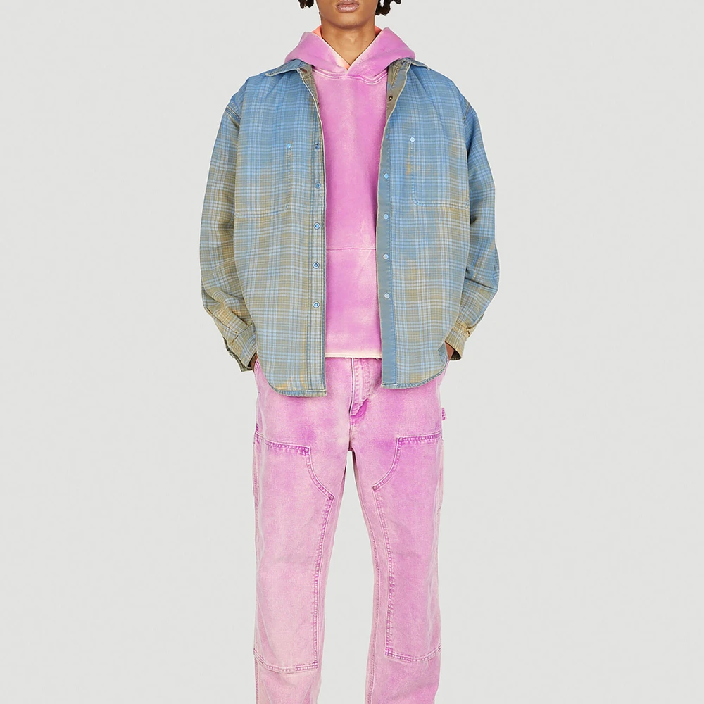 Notsonormal Gewassen Denim Werkjeans Purple Heren