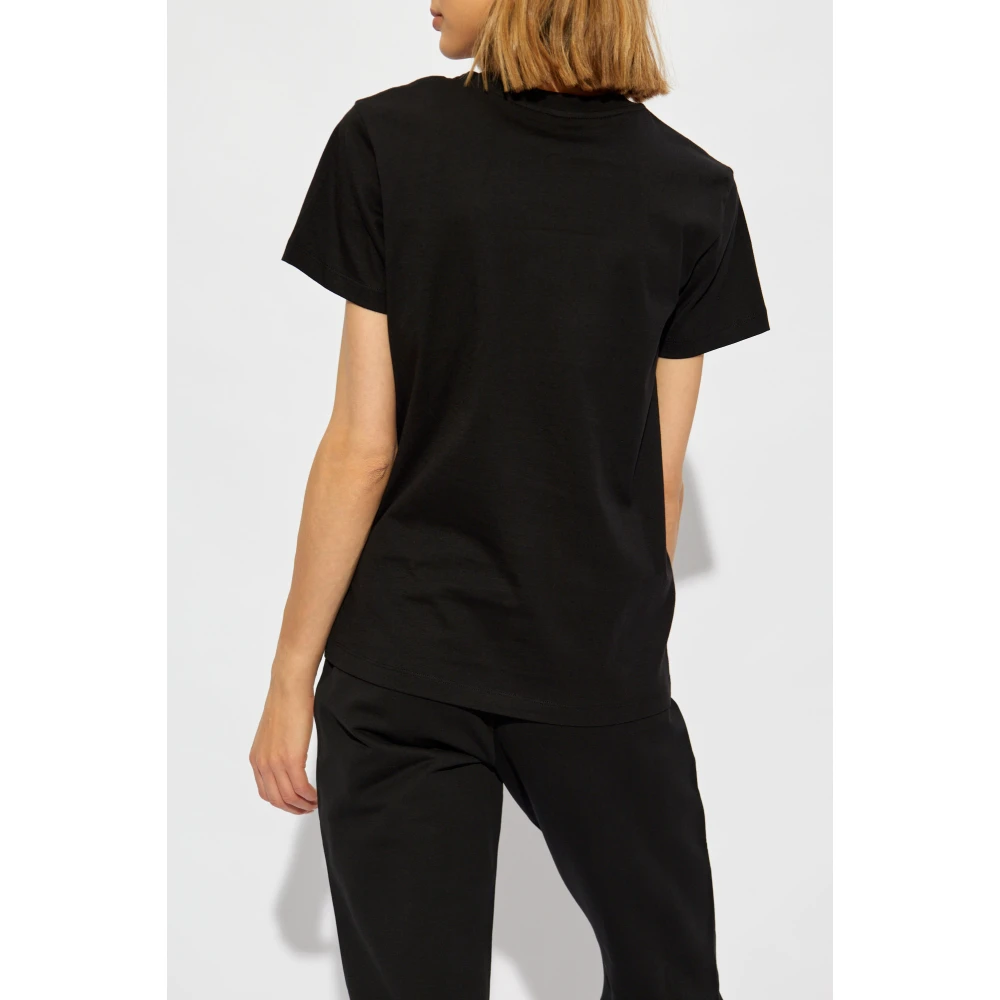 Moncler T-shirt met logo Black Dames