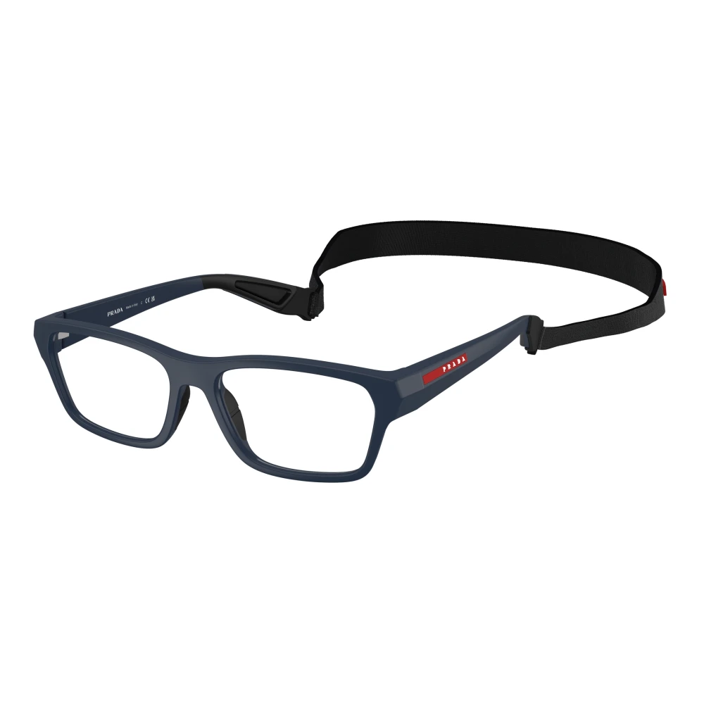 Prada Stijlvolle Bril PS 03Rv Blue Heren