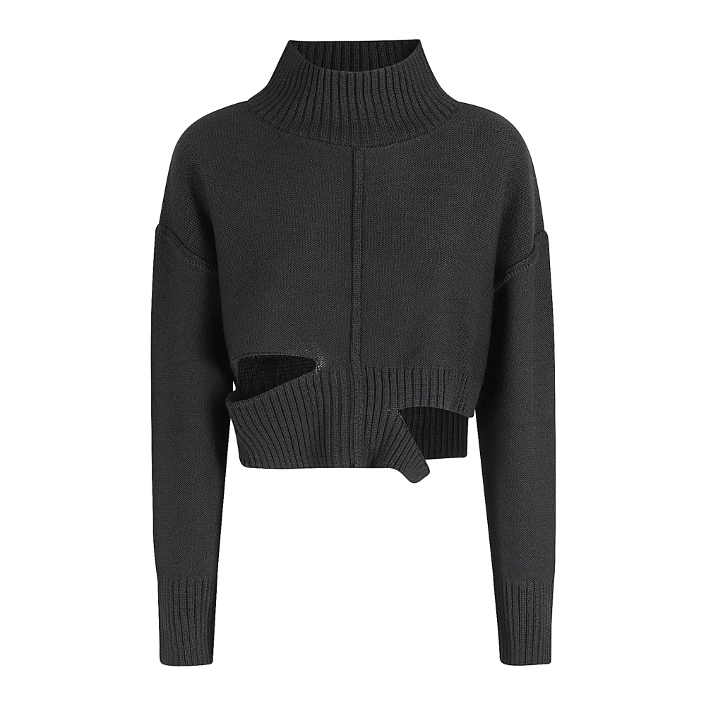 MM6 Maison Margiela Stijlvolle Pullover Sweater Black Dames