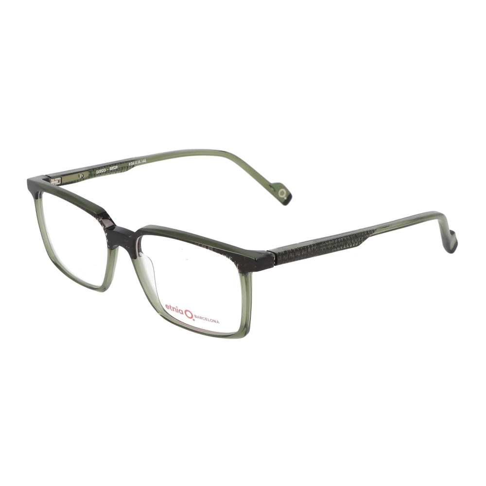 Etnia Barcelona Diego 54O Vierkantig Frame Bril Green Unisex