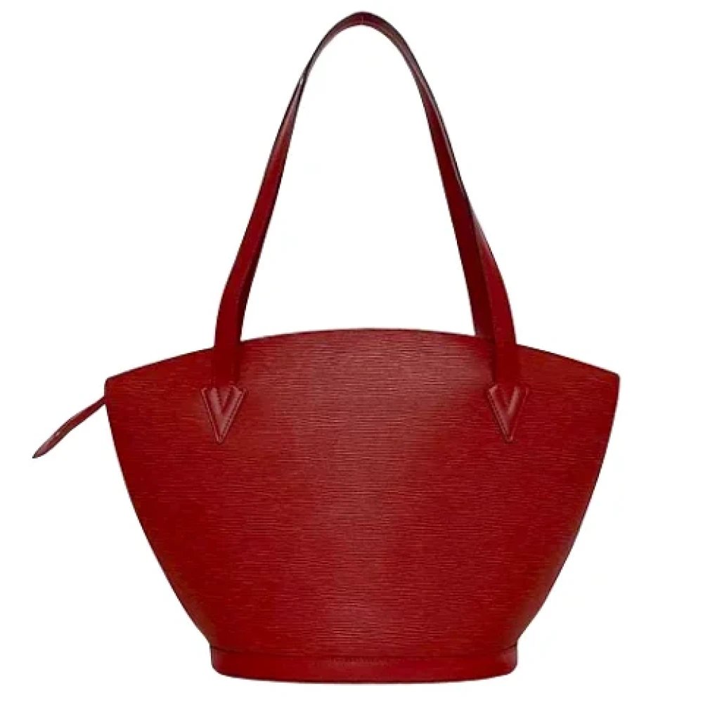 Louis Vuitton Vintage Pre-owned Leather louis-vuitton-bags Red Dames