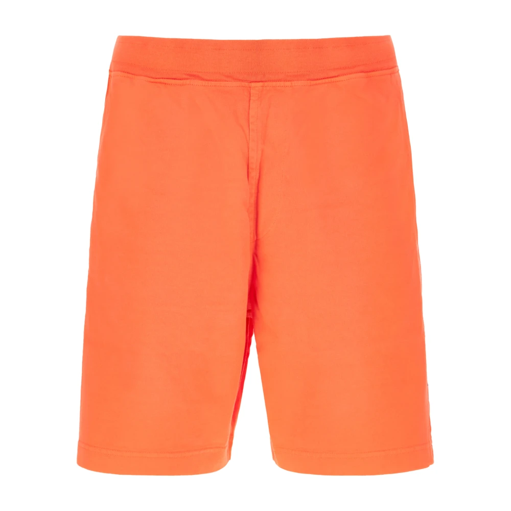 Stone Island Casual Denim Shorts Orange Heren