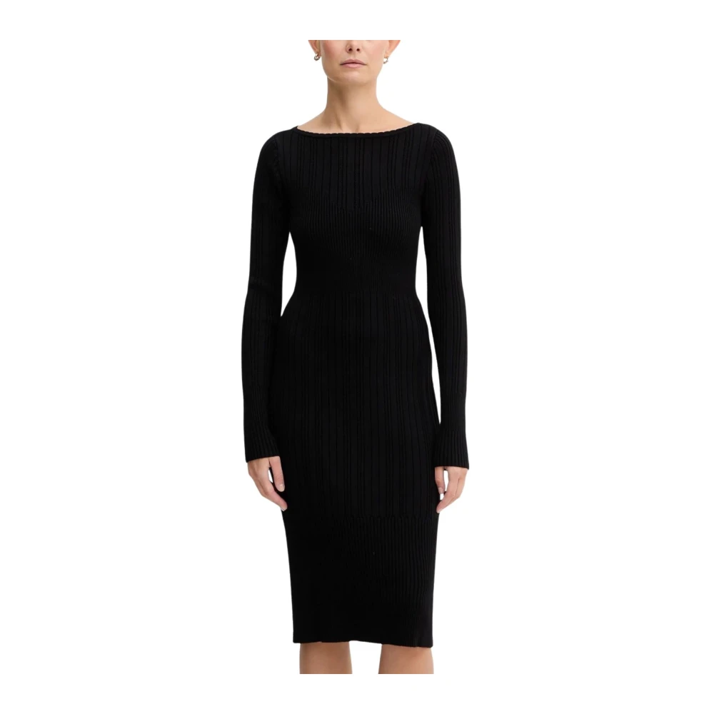 Twinset Women's Black Midi Dress