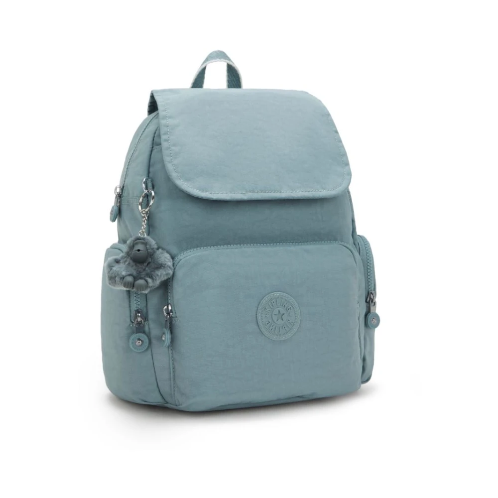 Kipling City Zip Praktische Rugzak Green Dames
