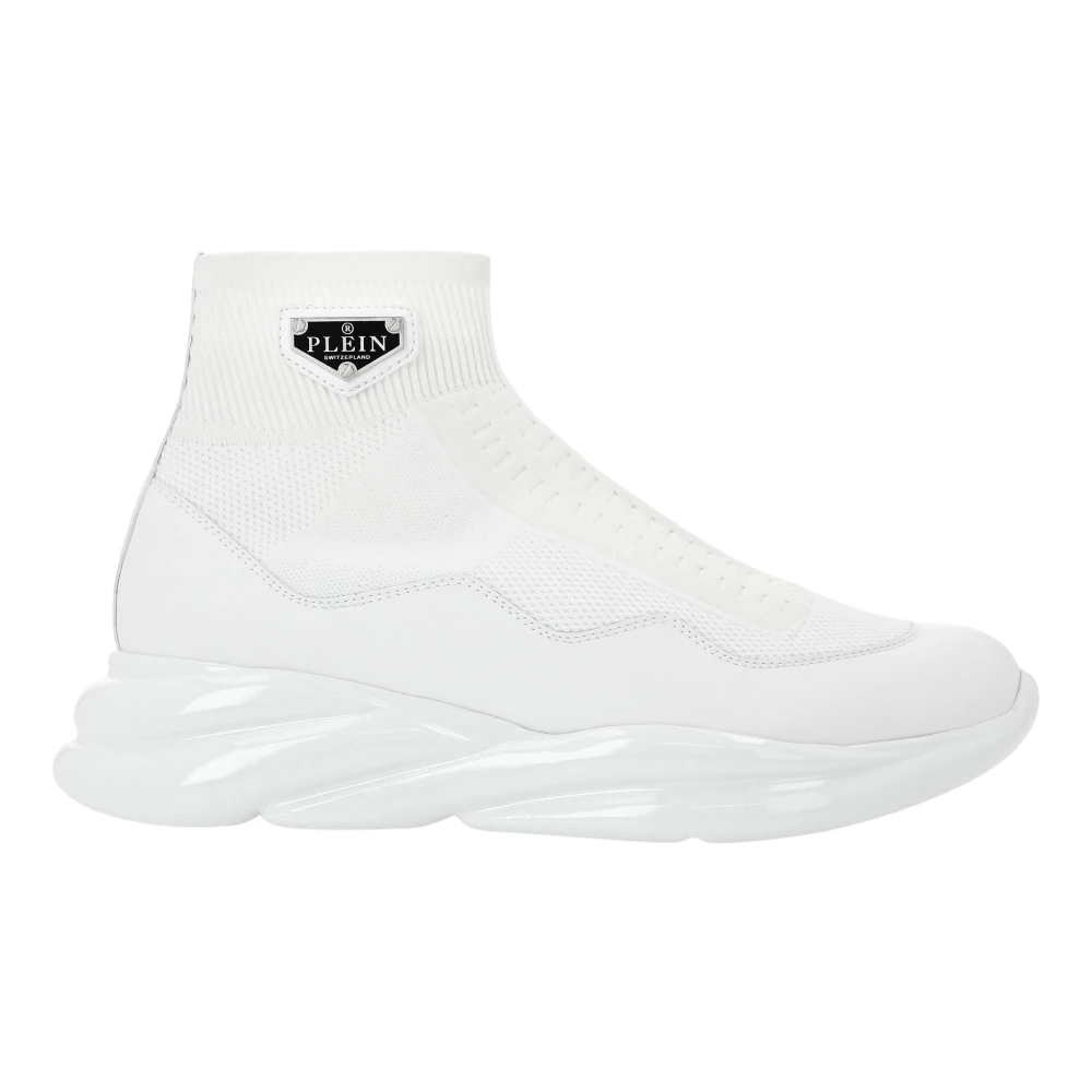 Philipp Plein Runner Socks Skywalker unisex Schoenen Wit