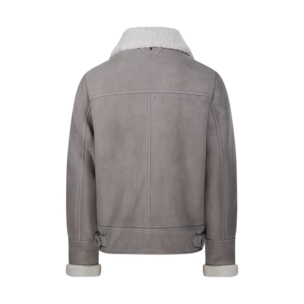 Salvatore Santoro Grijze Witte Jas voor Stijlvolle Look Gray Heren