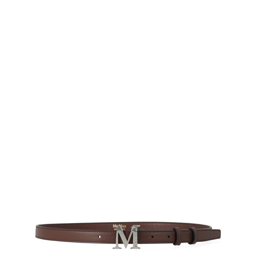 Max Mara Women's Brown Monogram Belt - Belts - S - Accessories