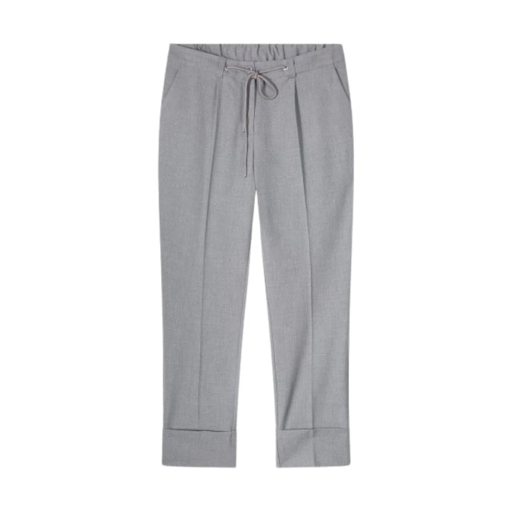 Summum Woman Moderne Geplooide Broek Gray Dames