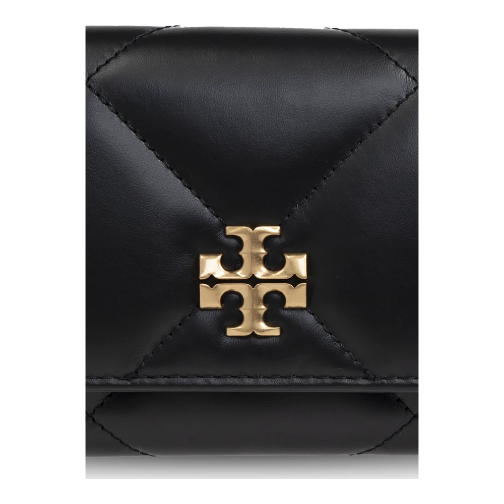 TORY BURCH Leren portemonnee Kira Black Dames