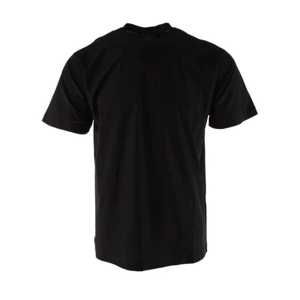 Stone Island Zwarte Katoenen T-shirt voor Heren Black Heren