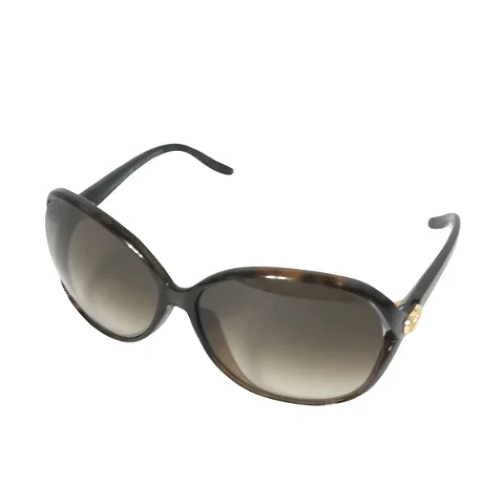 Gucci Vintage Pre-owned Plastic sunglasses Brown Dames