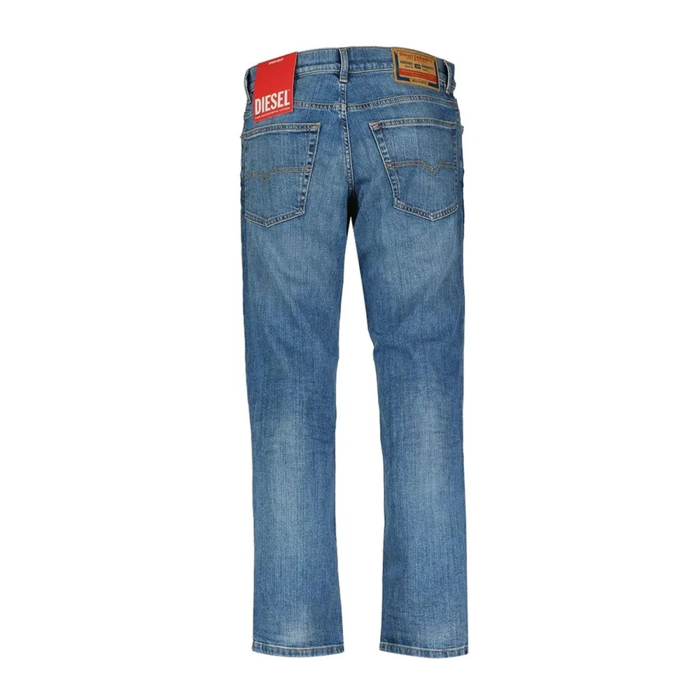 Diesel Faded Blue Slim-Fit Denim Jeans Blue Heren