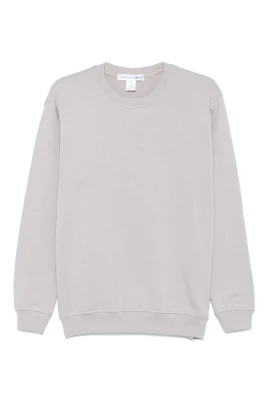 Grå Stickad Sweatshirt