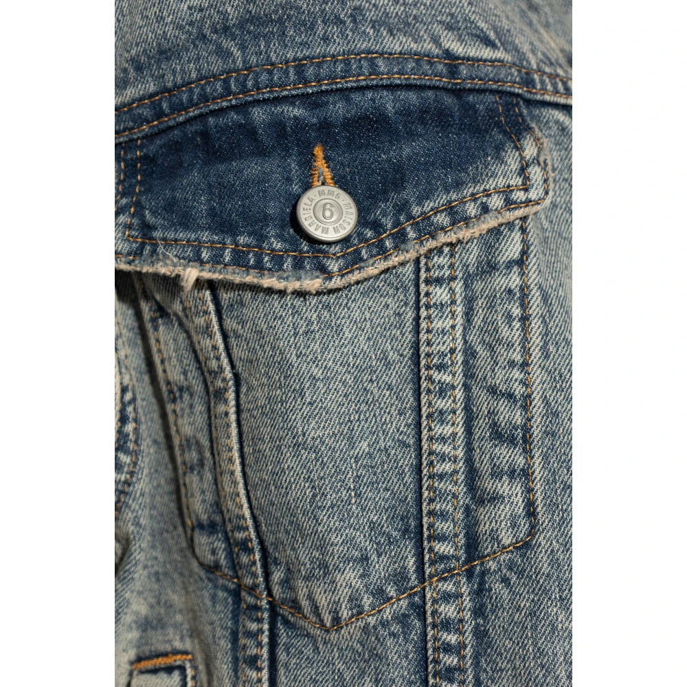 MM6 Maison Margiela Denim Jas Blue Dames