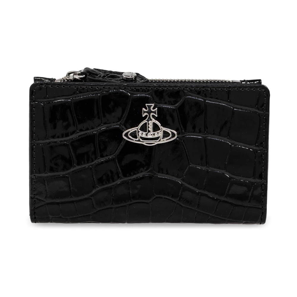 Vivienne Westwood Portemonnee met logo Black Dames