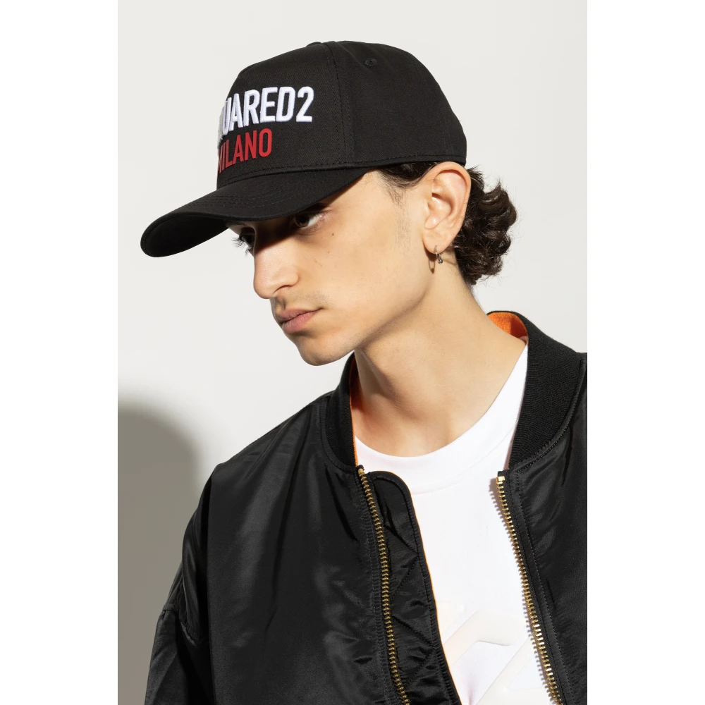Dsquared2 Baseballpet Black Heren