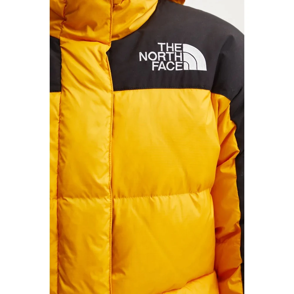 The North Face Gele Gewatteerde Jas met Capuchon Yellow Dames