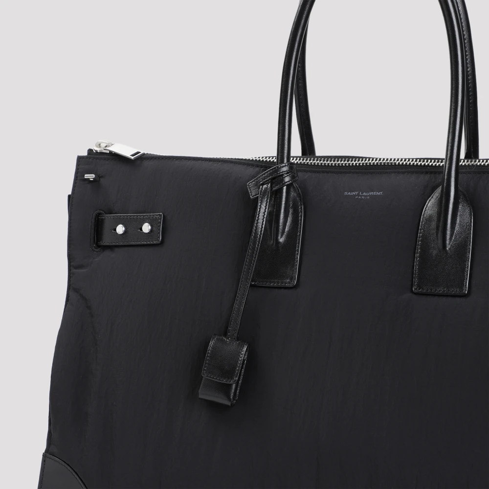 Saint Laurent Zwarte Reistas Aw24 Black Heren