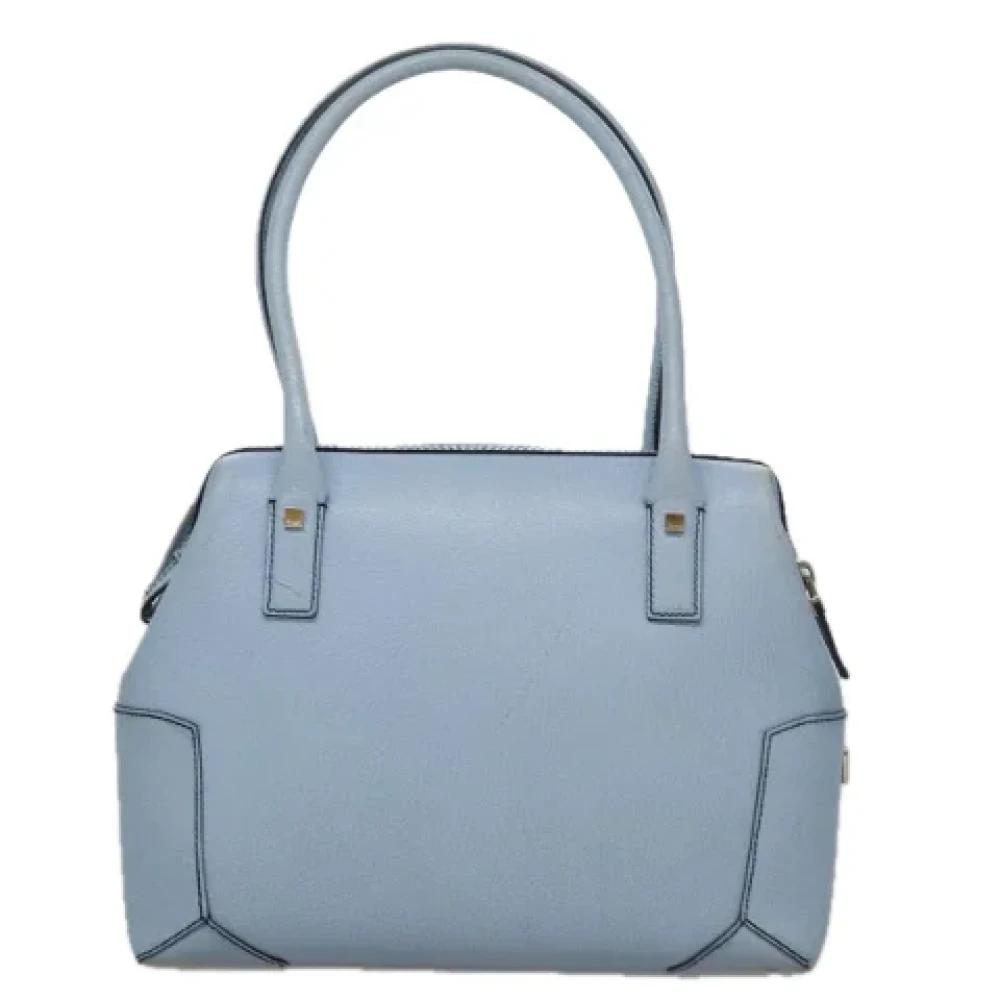 Salvatore Ferragamo Pre-owned Leather handbags Blue Dames