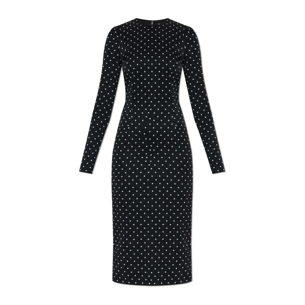 Dolce & Gabbana Zijden jurk Black Dames