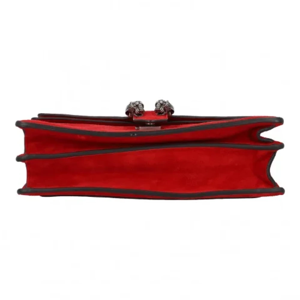 Gucci Vintage Pre-owned Leather gucci-bags Red Dames