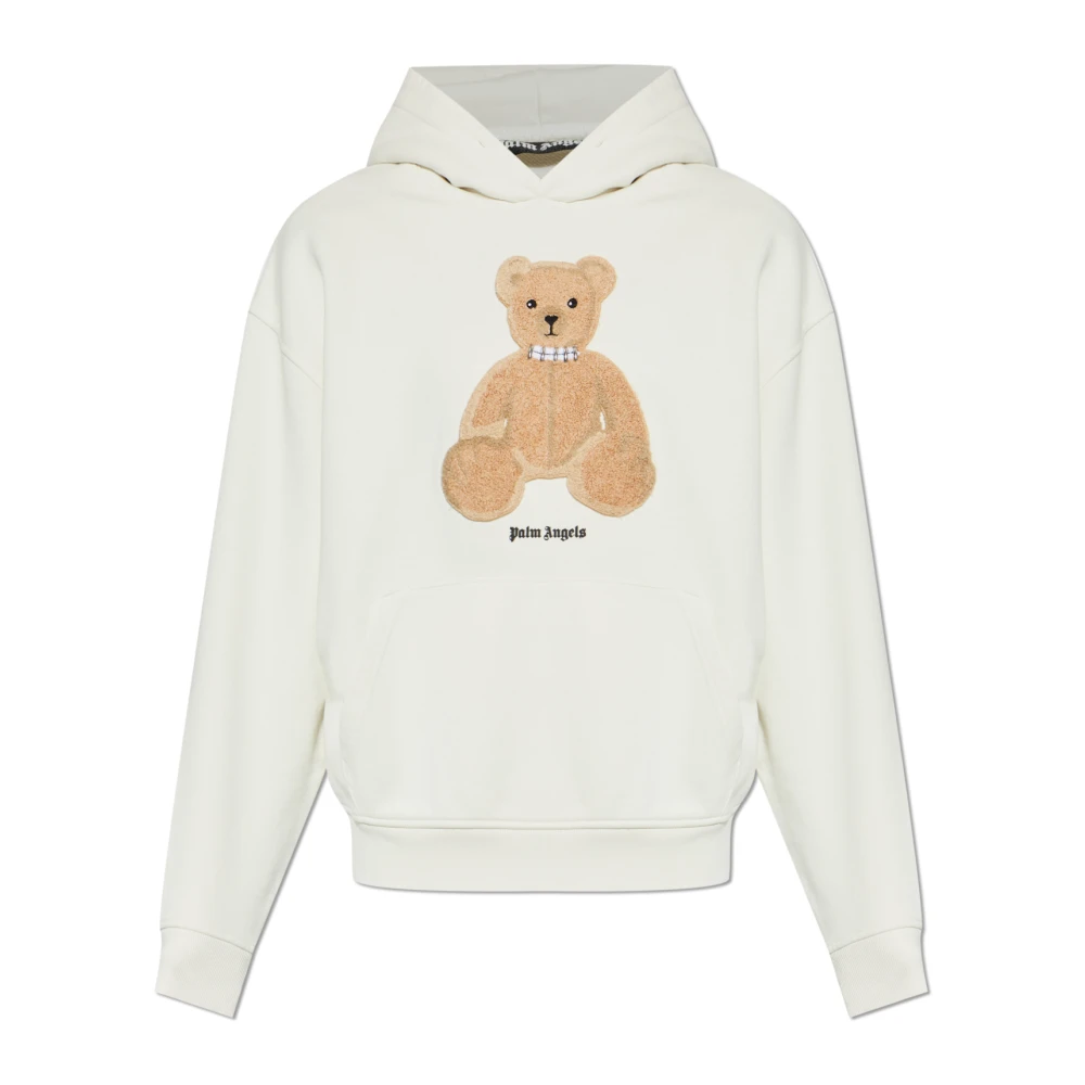 Palm Angels Hombre Blanco Sudaderas, Talla: L