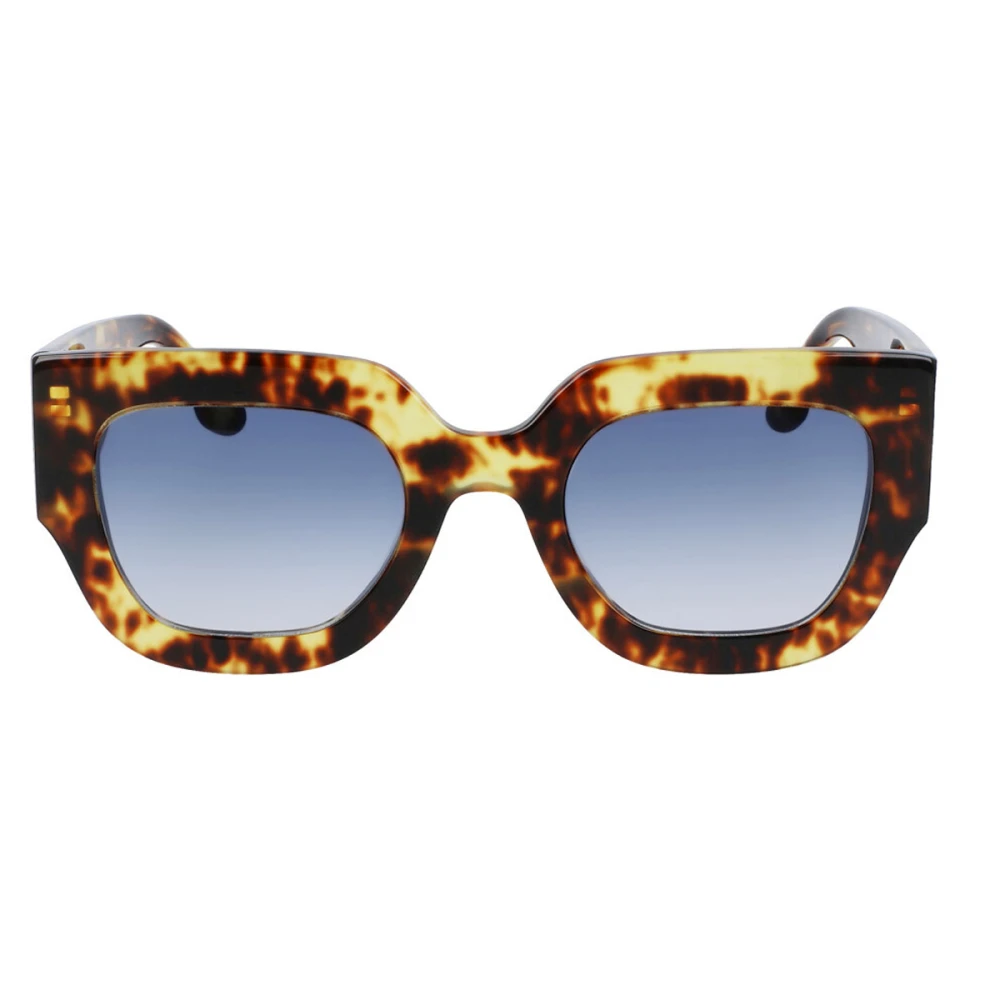 Victoria Beckham Women's Brown Sunglasses, One Size, Square Acetate Sunglasses