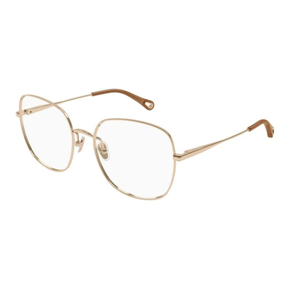 Chloé Women's Red Glasses, 56 Mm, Geometric Optical Frame