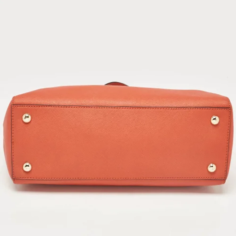 Michael Kors Pre-owned Leather totes Orange Dames