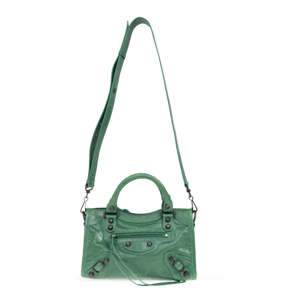 Balenciaga Handtas Le City Mini Green Dames