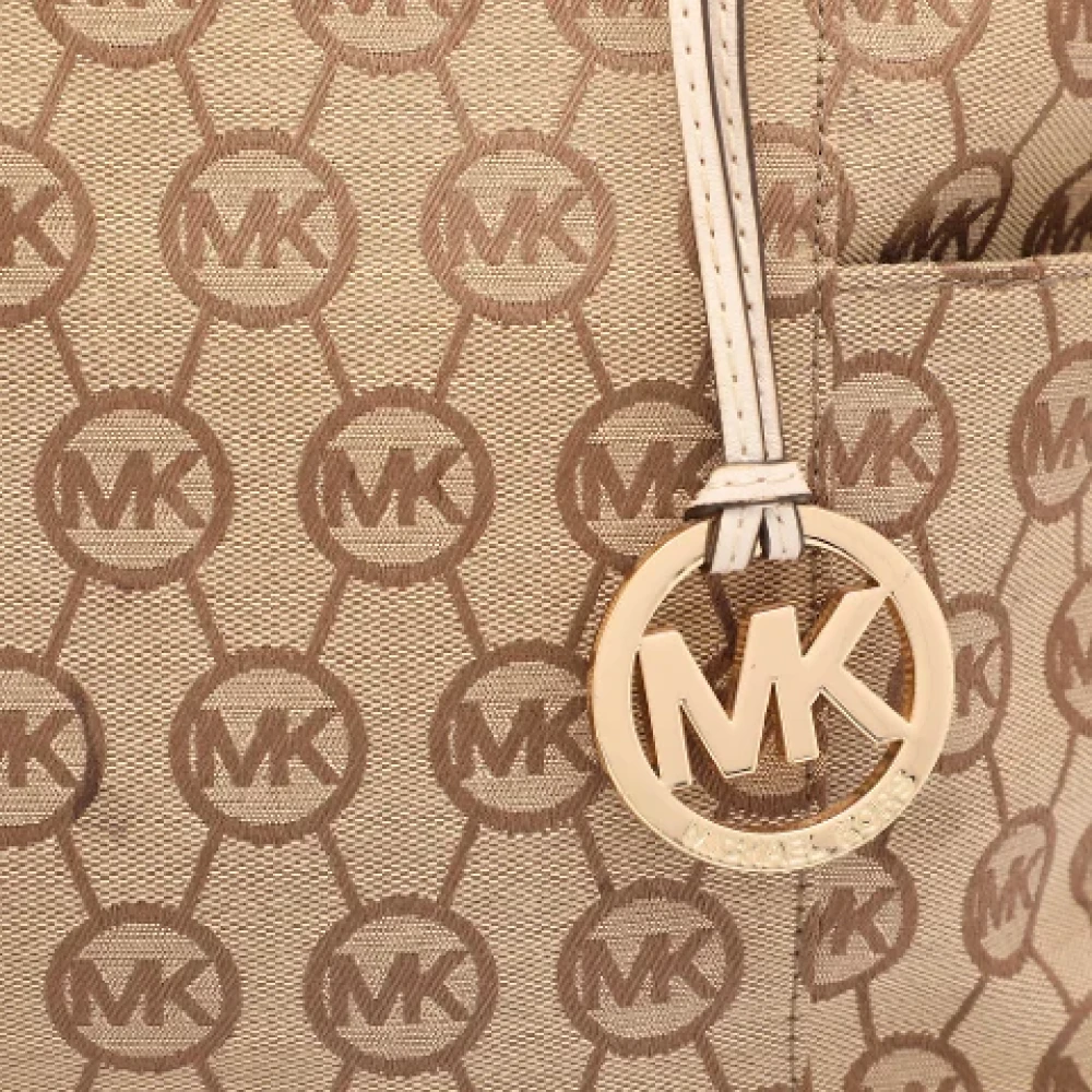Michael Kors Pre-owned Canvas totes Beige Dames